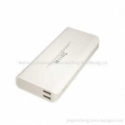 10400-1000mAh Fashionable Lithium Power Bank, Long standby Time, Multicolor Available